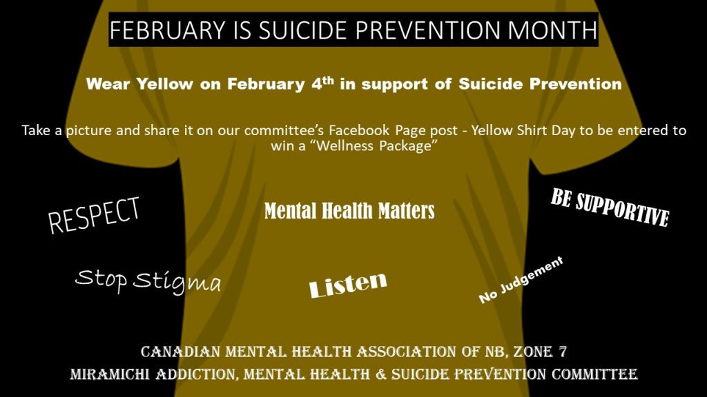 Suicide prevention day wear yellow